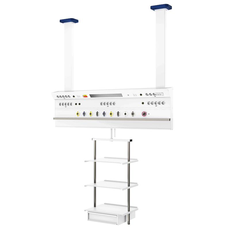 CADUCEUS CBN4 bridge medical console with additional shelves