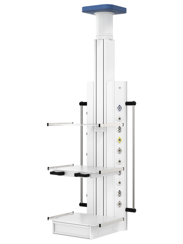 Вертикальная потолочная медицинская консоль CADUCEUS CC-V