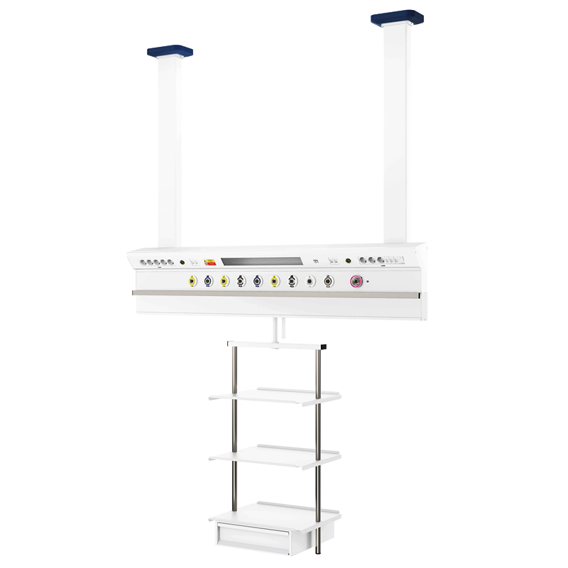 Bridge medical console CADUCEUS CBN2 with additional shelves