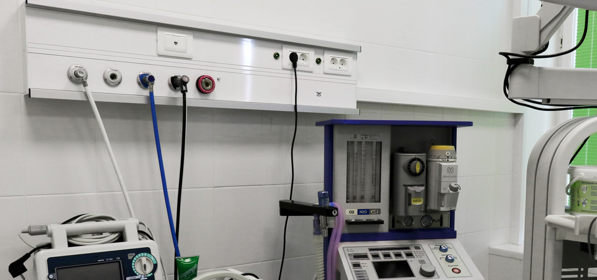 Применение настенных медицинских консолей | The use of medical wall consoles