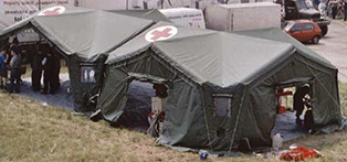 Medical tents, tent hospital