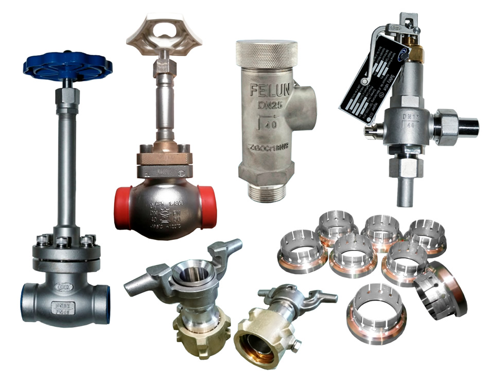 cryogenic valves and fittings
